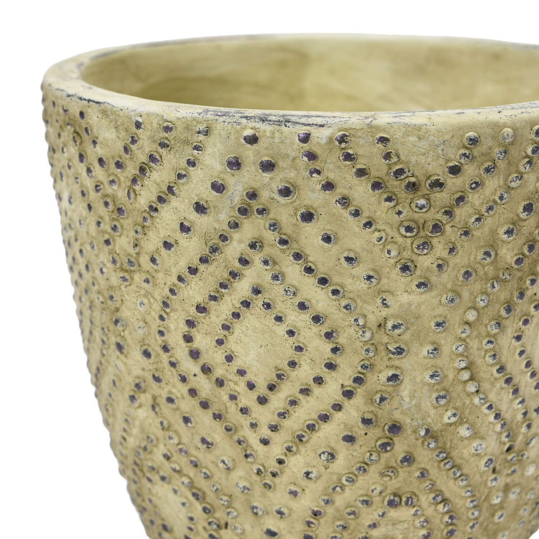 Sandstone Planter with Pattern