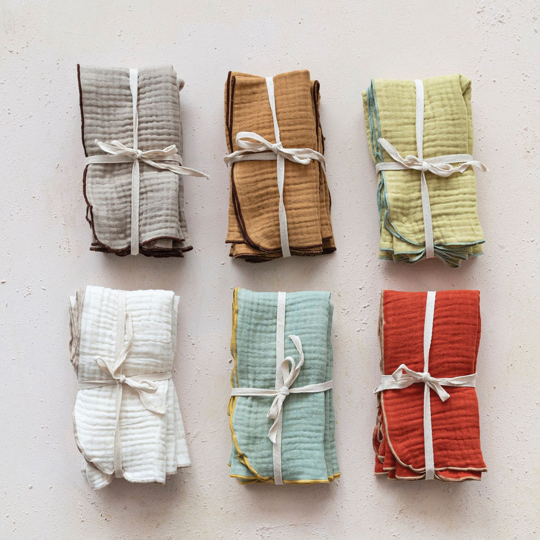 Woven Cotton Double Cloth Napkins