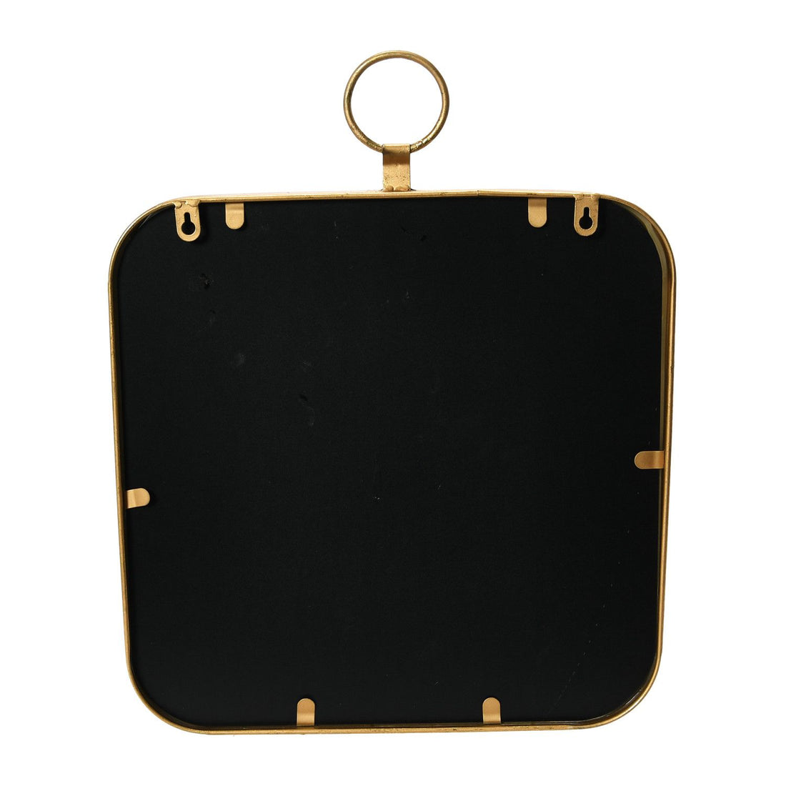Gold Metal Framed Wall Mirror