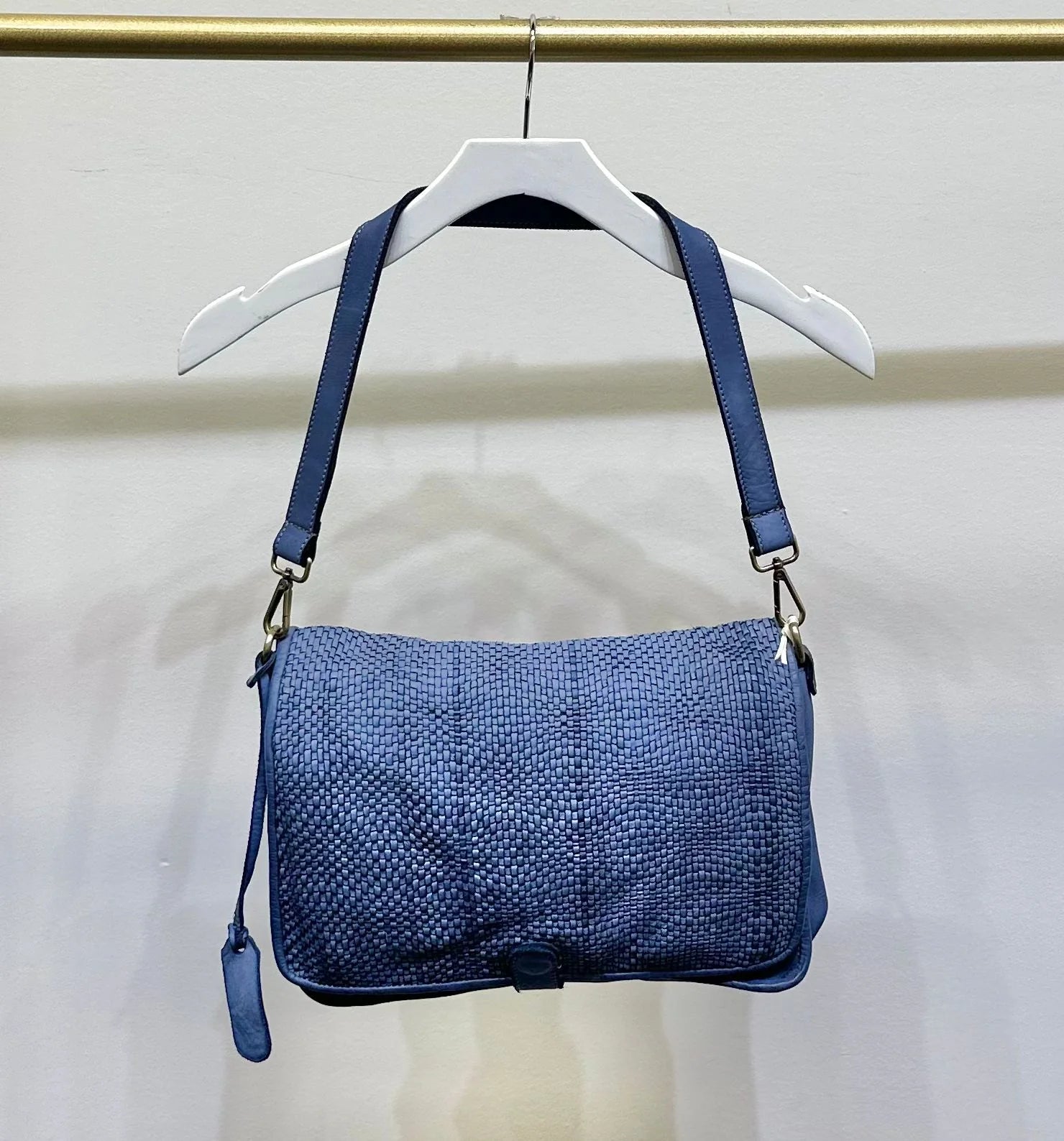 Vintage Intrecciato (Braided) Shoulder/Crossbody Bag