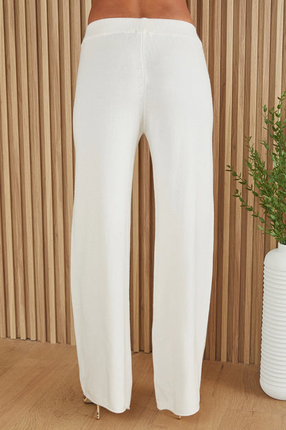 Italian Viscose Knit Flared Pant