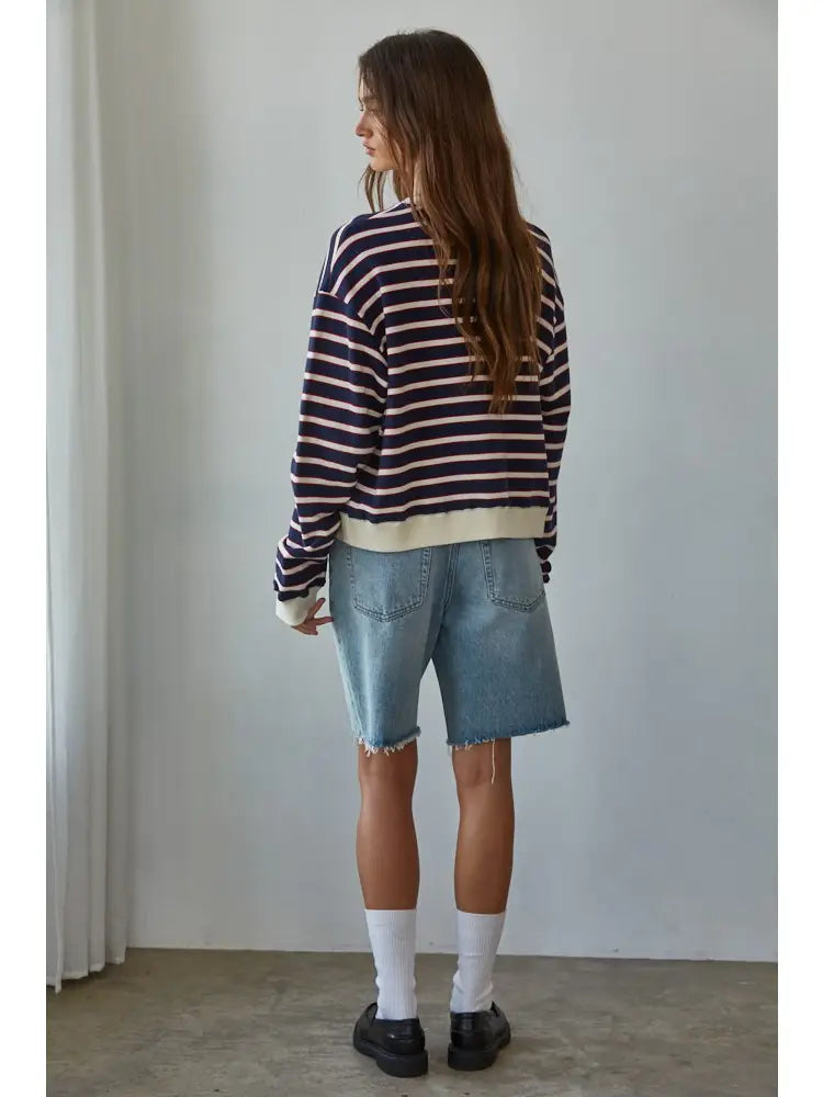 Striped Crew Neck