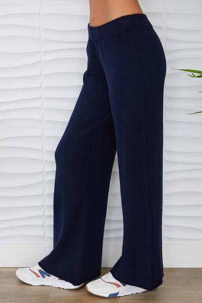 Italian Viscose Knit Flared Pant