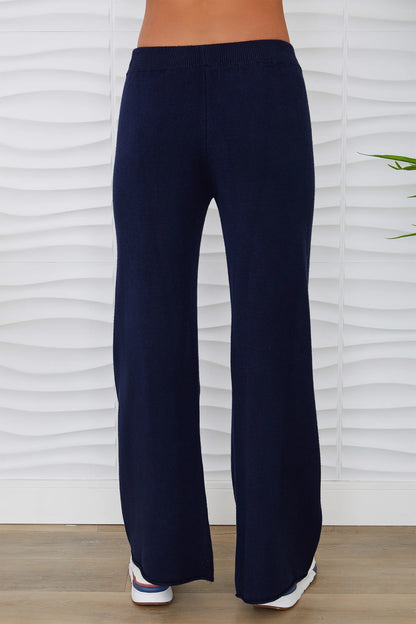 Italian Viscose Knit Flared Pant