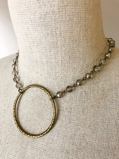 Full Circle Stone Stunner Necklace