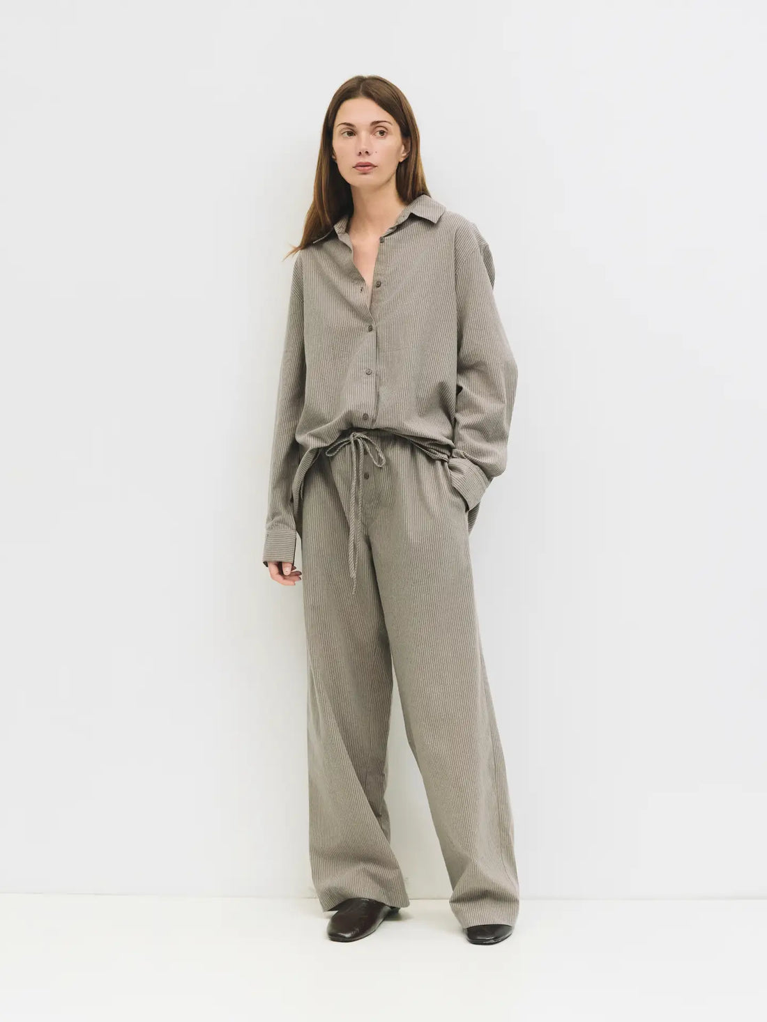 Striped Drawstring Pants