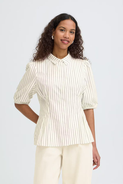 Polished Pinstripe Top