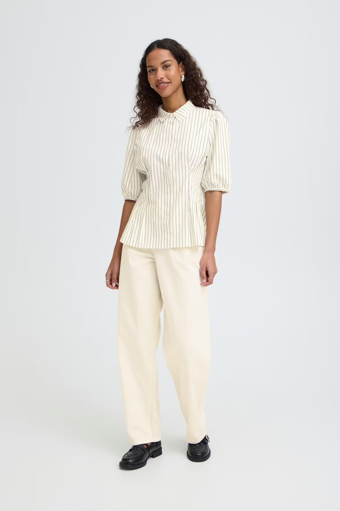 Polished Pinstripe Top
