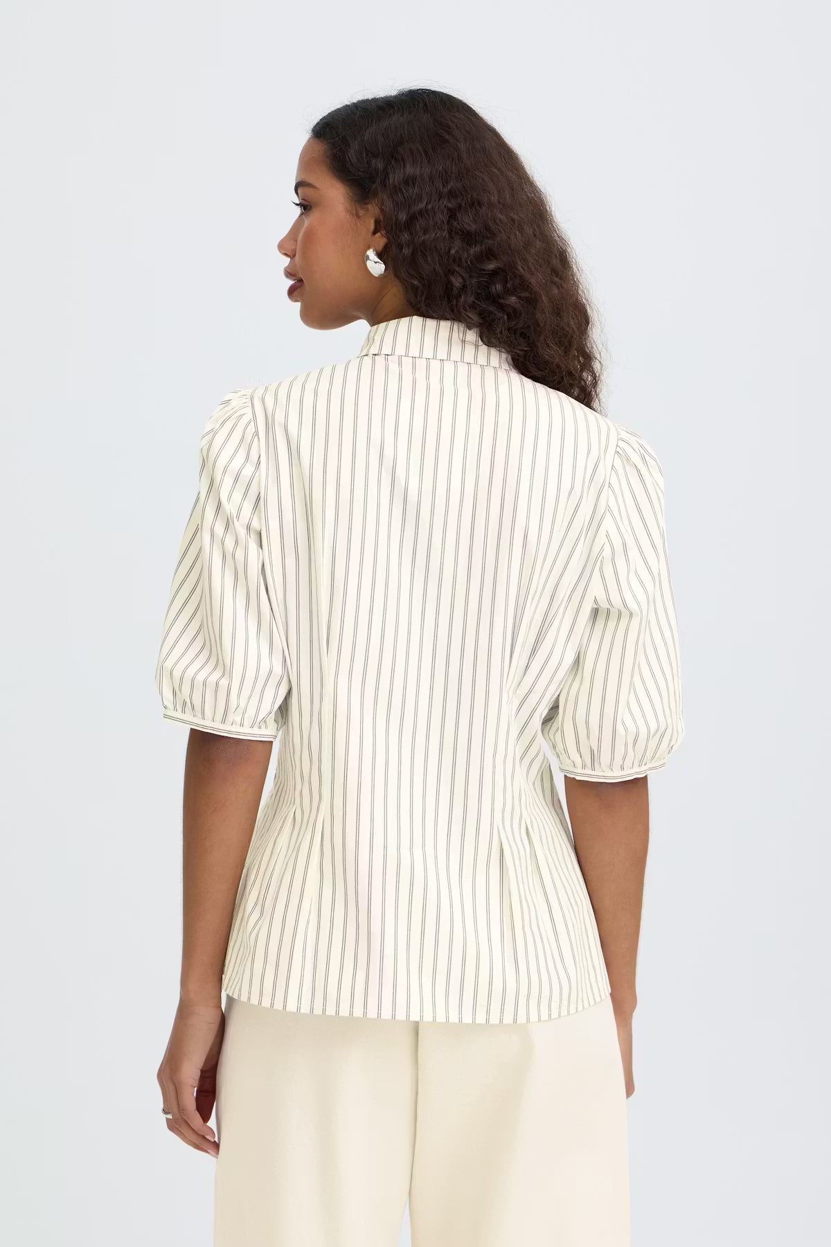 Polished Pinstripe Top