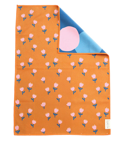 Tulip Bubbles Microfiber Hand Towel