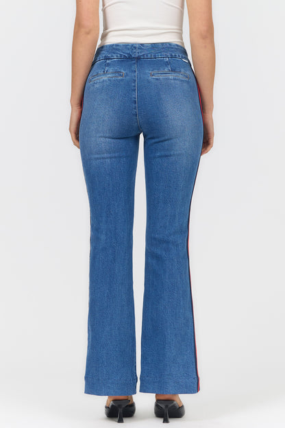 Front Seam Jean with Red Edge | Dear John Florence
