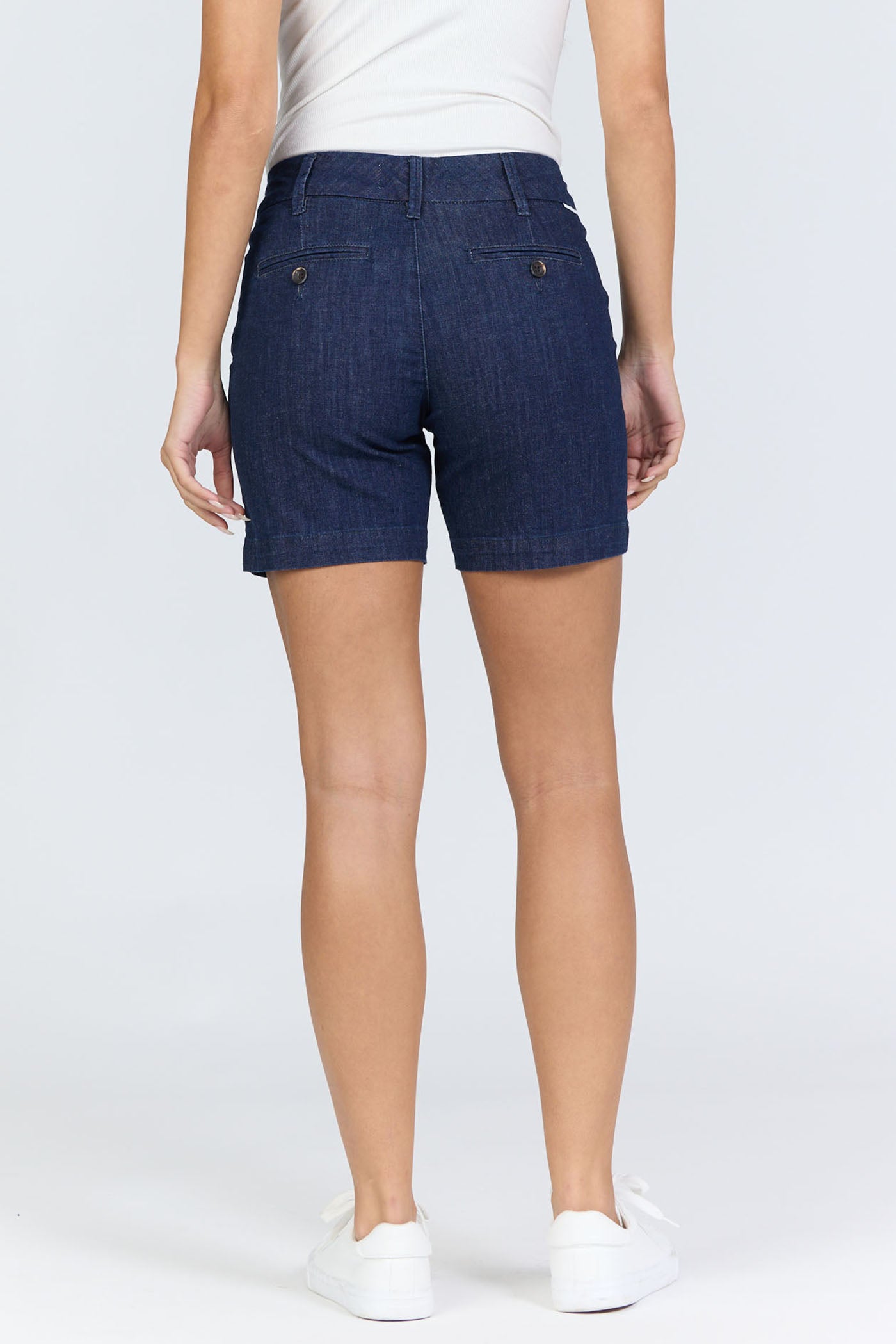 Classic Dark Wash Denim Shorts | Dear John South Hampton
