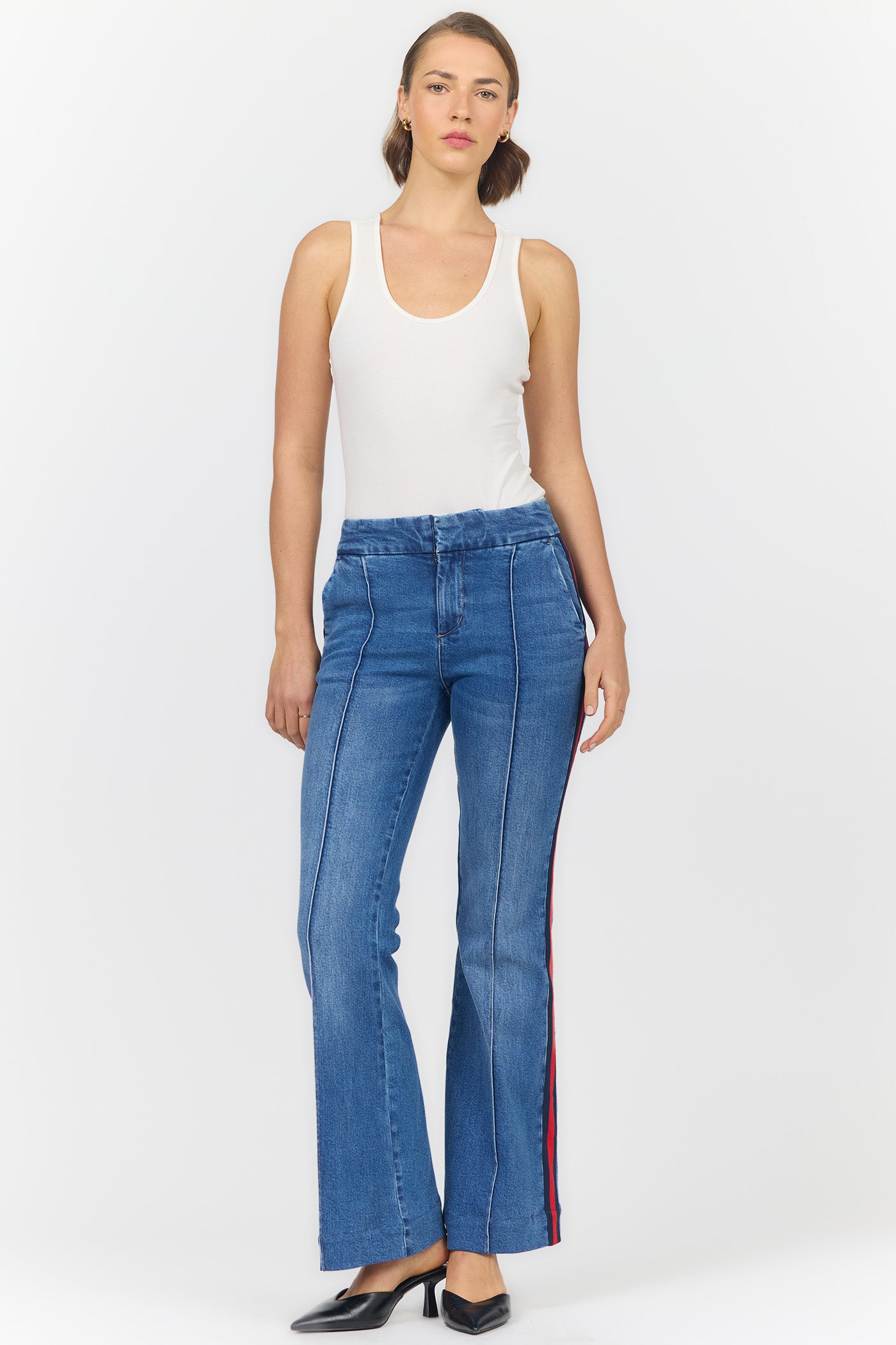 Front Seam Jean with Red Edge | Dear John Florence