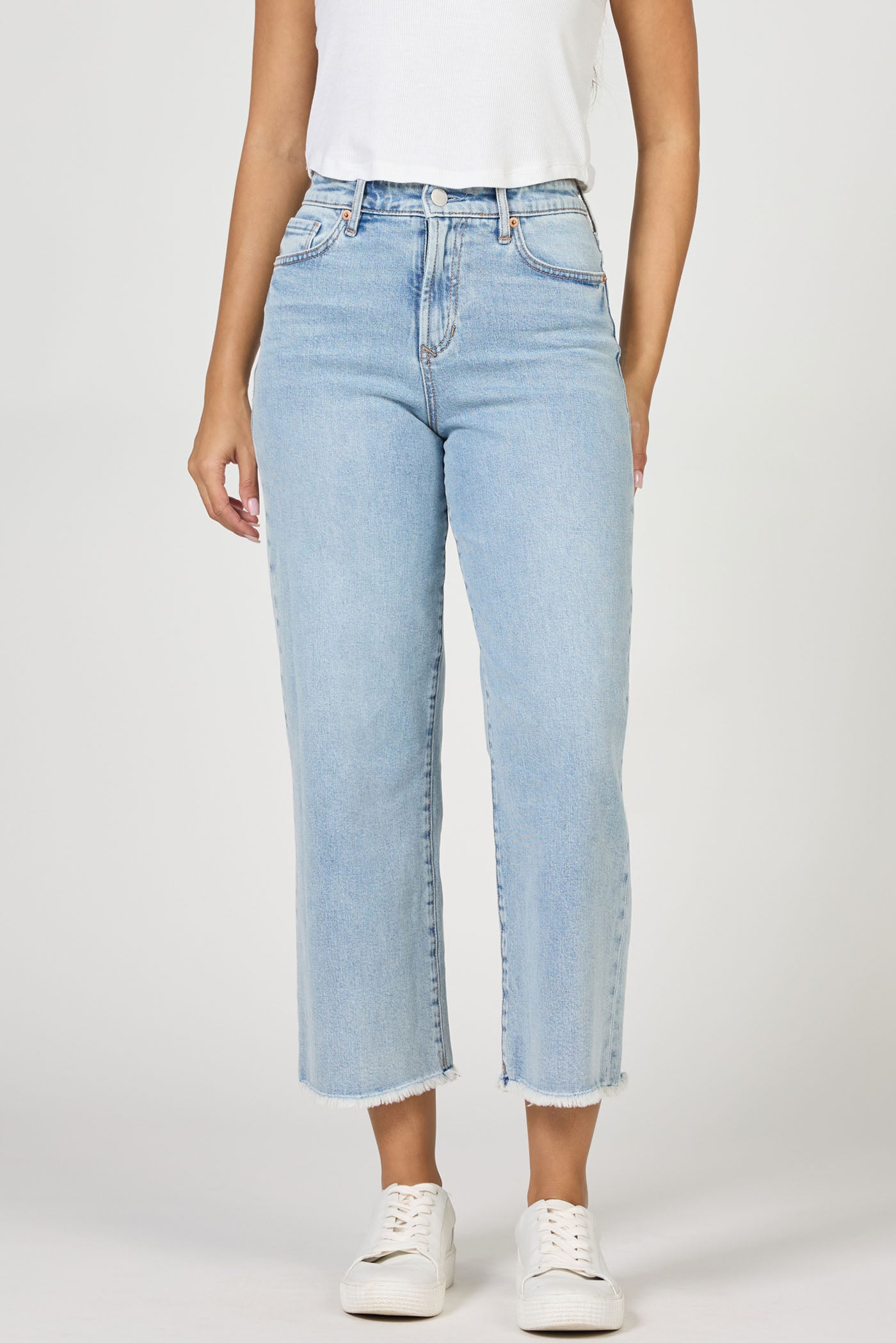 High Rise Straight Leg Crop | Dear John Holly