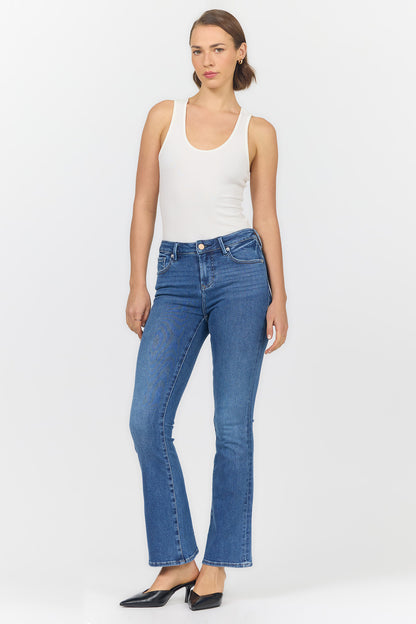 The Perfect Mid-Rise Flare Jean | Dear John Jaxtyn