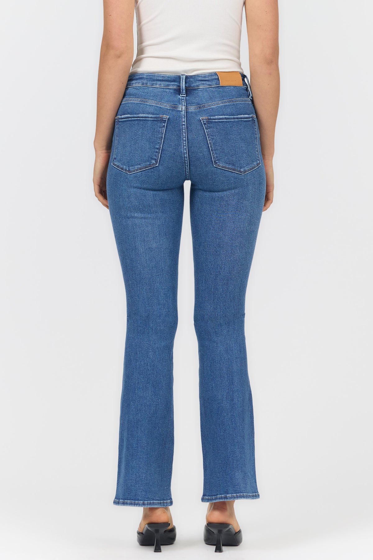 The Perfect Mid-Rise Flare Jean | Dear John Jaxtyn