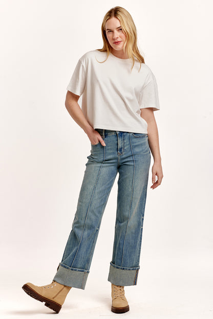 Relaxed Cotton Boxy Tee