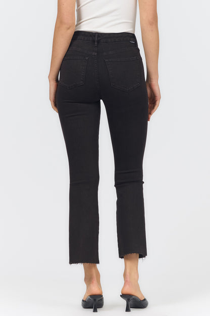 Mid Rise Raw Hem Crop Jean | Dear John Jeanne