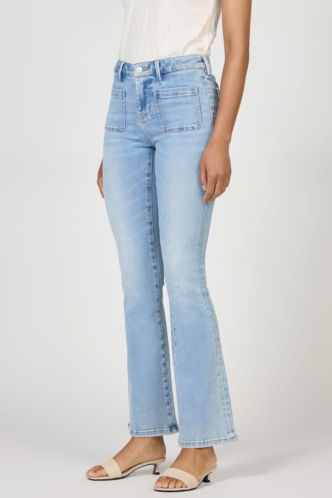 The Perfect Mid-Rise Flare Jean | Dear John Jaxtyn