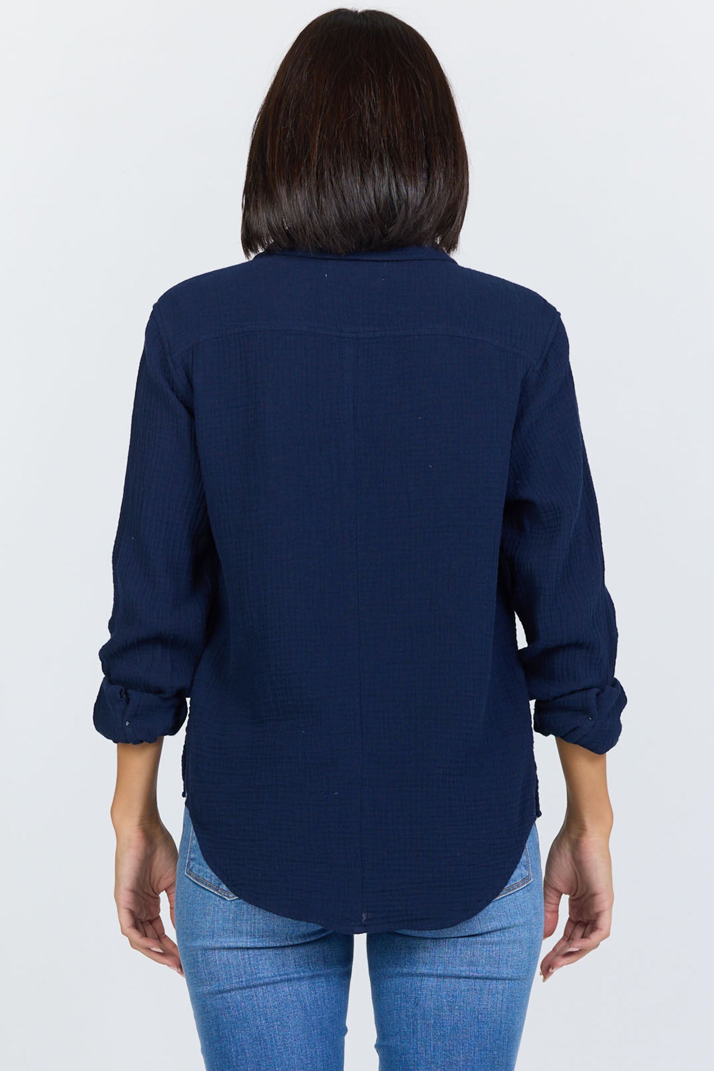 Lightweight Cotton Gauze Button-Up | Dear John Gaia