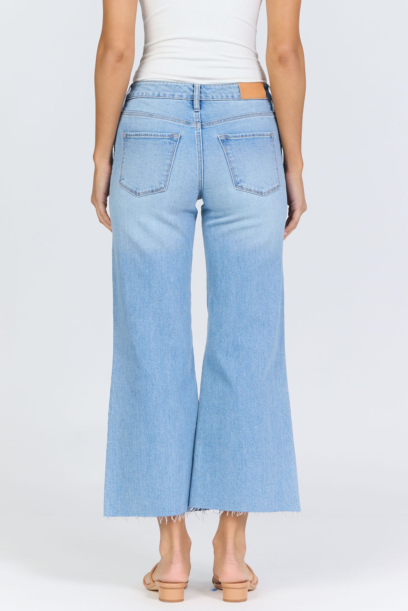 Mid-High Rise Cropped Flare Denim | Dear John Holly