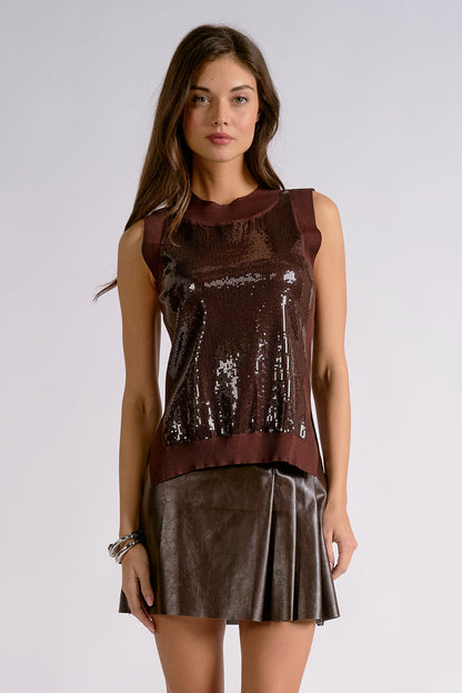 Sparkly Sequin Tank Top