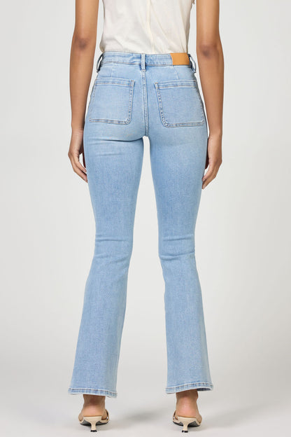 The Perfect Mid-Rise Flare Jean | Dear John Jaxtyn