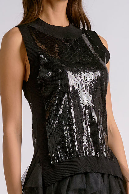 Sparkly Sequin Tank Top