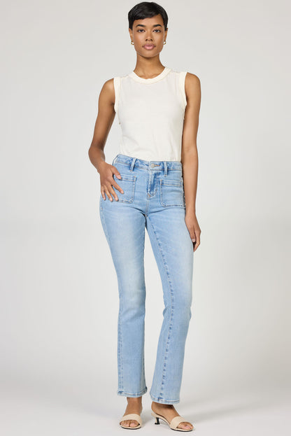 The Perfect Mid-Rise Flare Jean | Dear John Jaxtyn