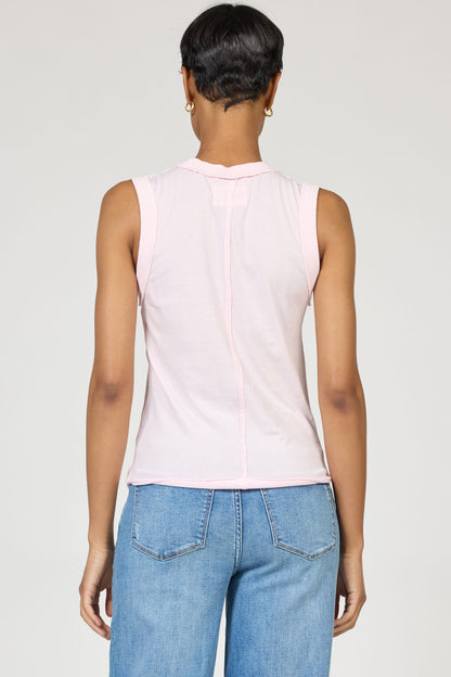Mineral-Washed Muscle Tank Top