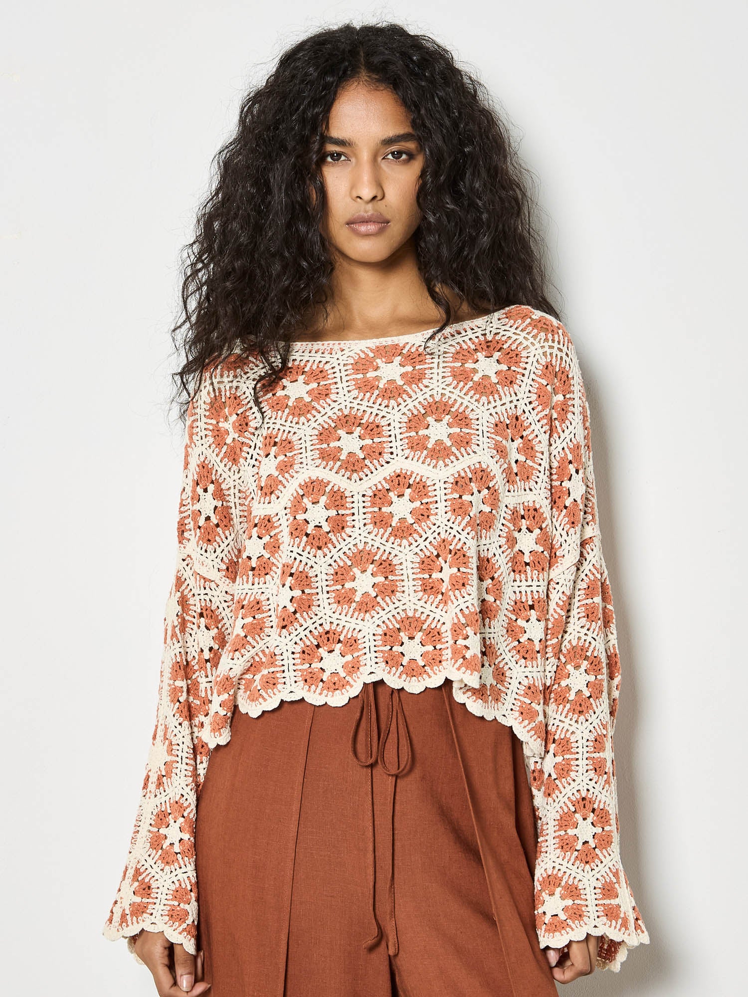 Crochet Hexagons Top