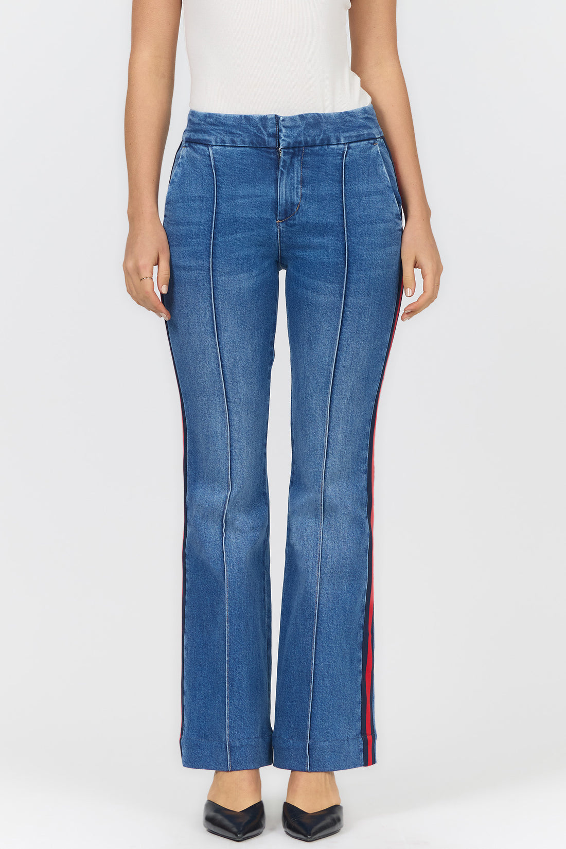 Front Seam Jean with Red Edge | Dear John Florence