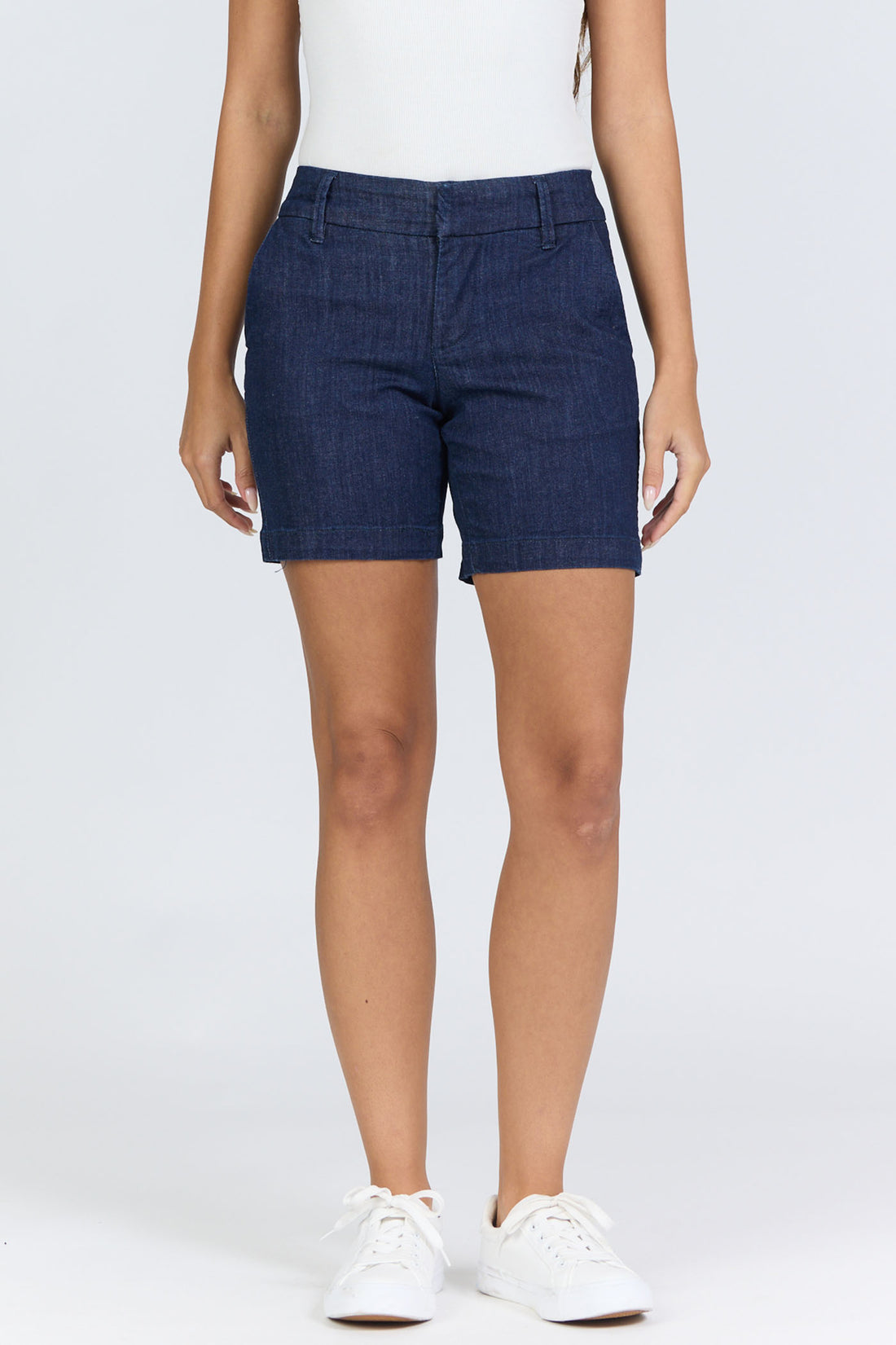 Classic Dark Wash Denim Shorts | Dear John South Hampton
