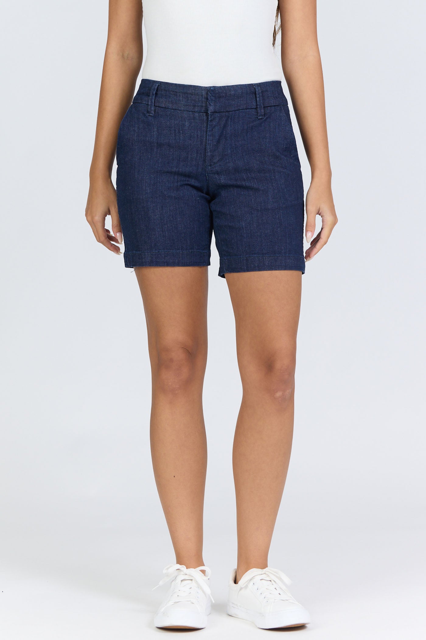 Classic Dark Wash Denim Shorts | Dear John South Hampton