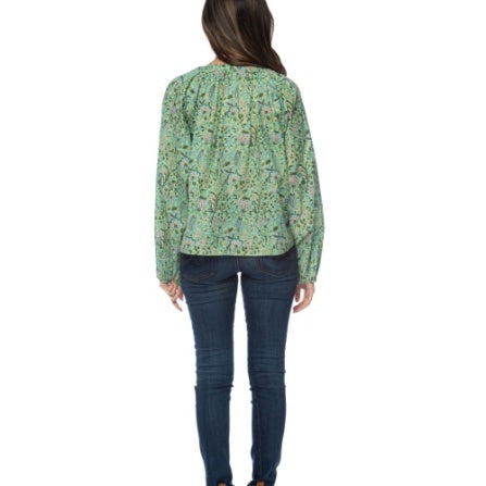 Sea Green Long Sleeve Top