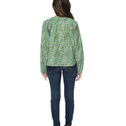 Sea Green Long Sleeve Top