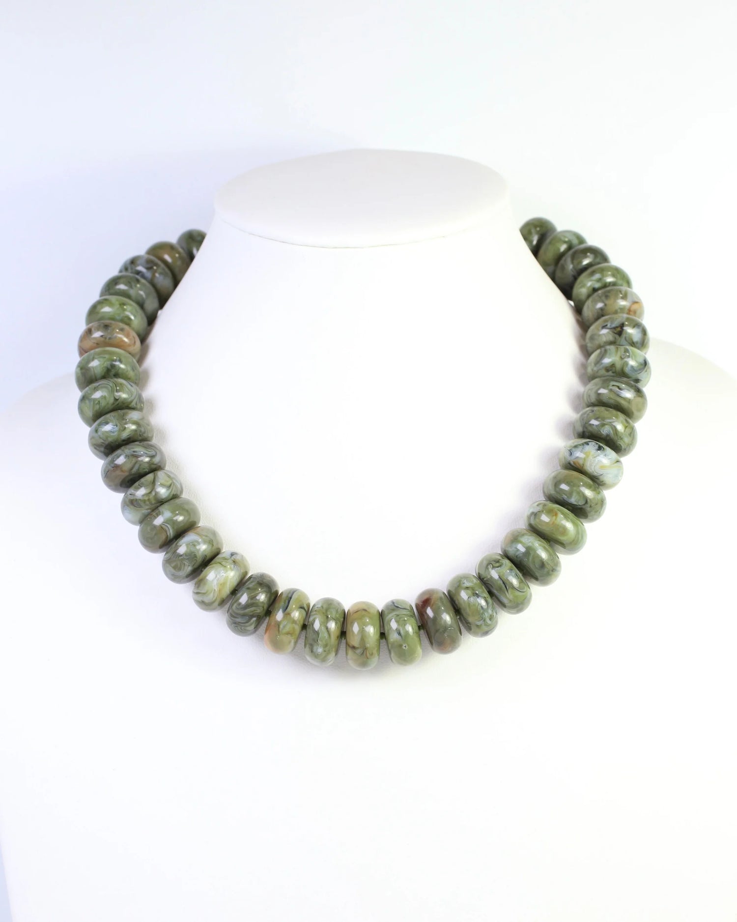 Pipestone Marble Beaded Necklace