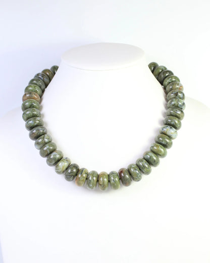 Pipestone Marble Beaded Necklace