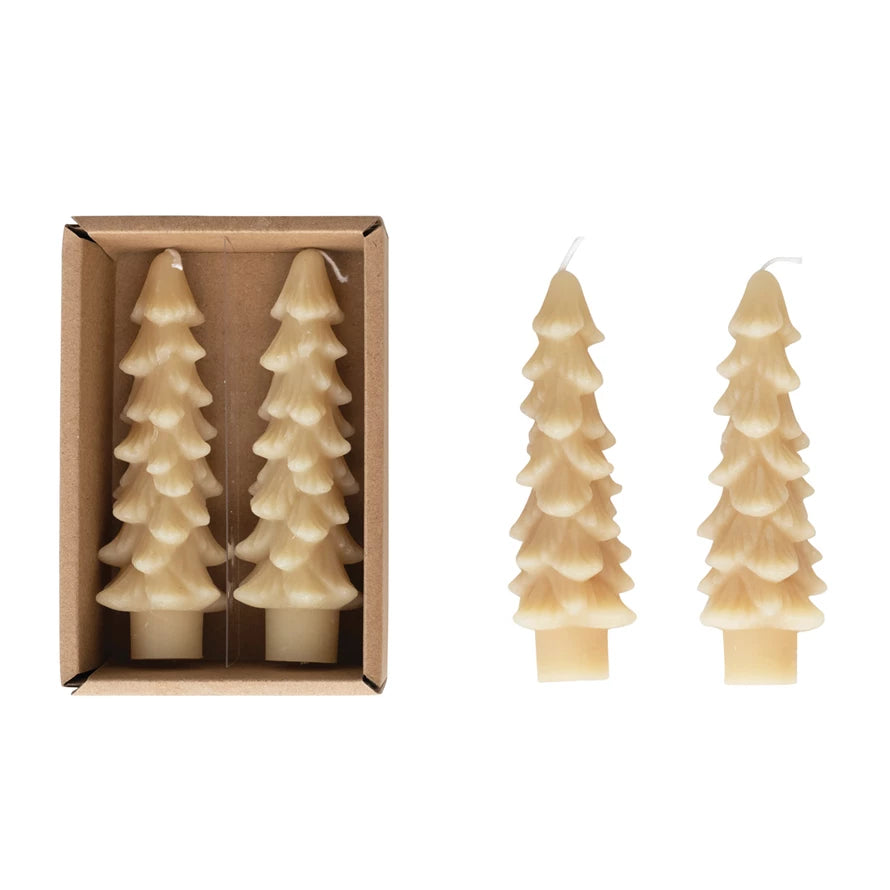 Uncented Tree Shaped Taper Candles