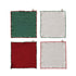 Waffle Weave Dish Cloths, Set of 4 Tied with Red Grosgrain