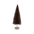 5" Round x 14"H Sisal Bottle Brush Tree with Wood Base, Brown