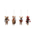 4-3/4"H Handmade Wool Felt Mouse Gourmand Ornament, 4 Styles