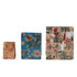Handmade Printed Recycled Paper Gift Bags with Grosgrain Ribbon Handles, Set of 3 ©