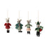 Handmade Wool Felt Mouse in Winter Clothes Ornament with Embroidery & Beads, 4 Styles ©
