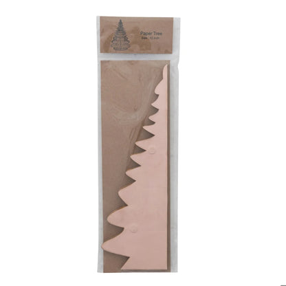 Blush Paper Honeycomb Christmas Tree