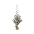 Faux Pine Tree in Burlap Sack, Frost Finish